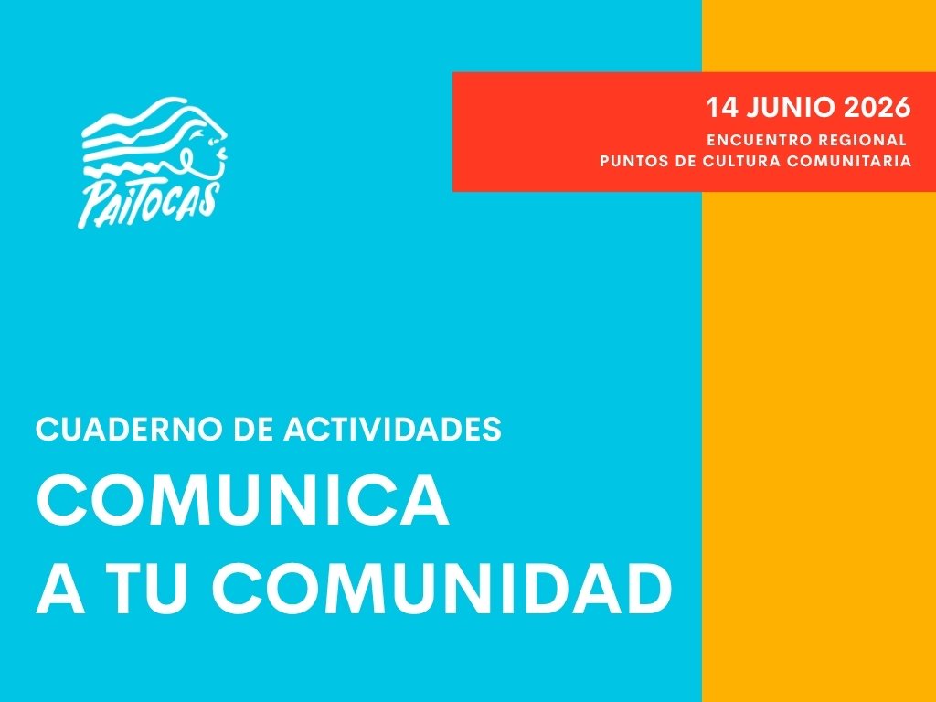 Cuaderno de actividades Comunica a tu Comunidad